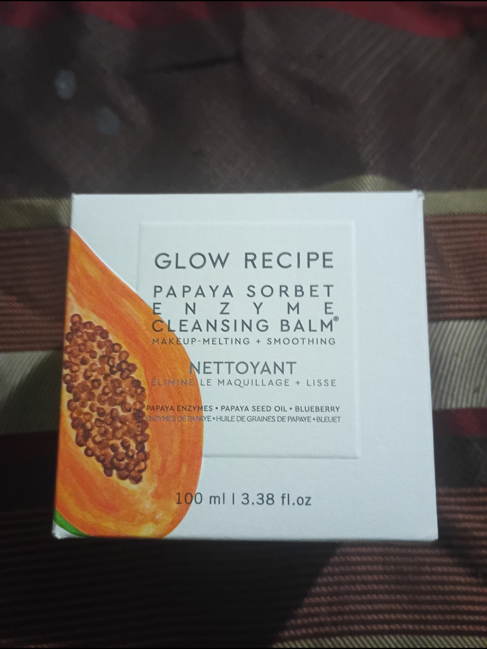 Glow Recipe Papaya Sorbet Enzyme Cleansing Balm - Orange & White